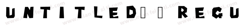 Untitled1 Regular字体转换